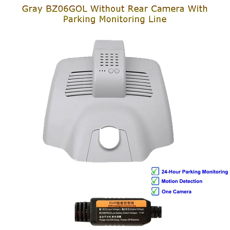 Gray One Cam Line Jabriel Скрытая 1080P Автомобильная камера dash cam 24 часа рекордер камера заднего вида для mercedes benz e300 e200 e320 e250 e220d W211 W212 W21 - Название цвета: Gray One Cam Line