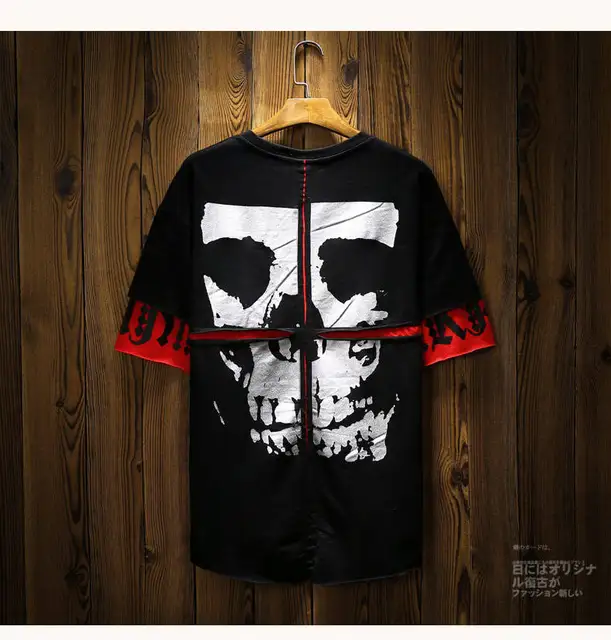 Punk Style Patchwork Cotton Tops 45