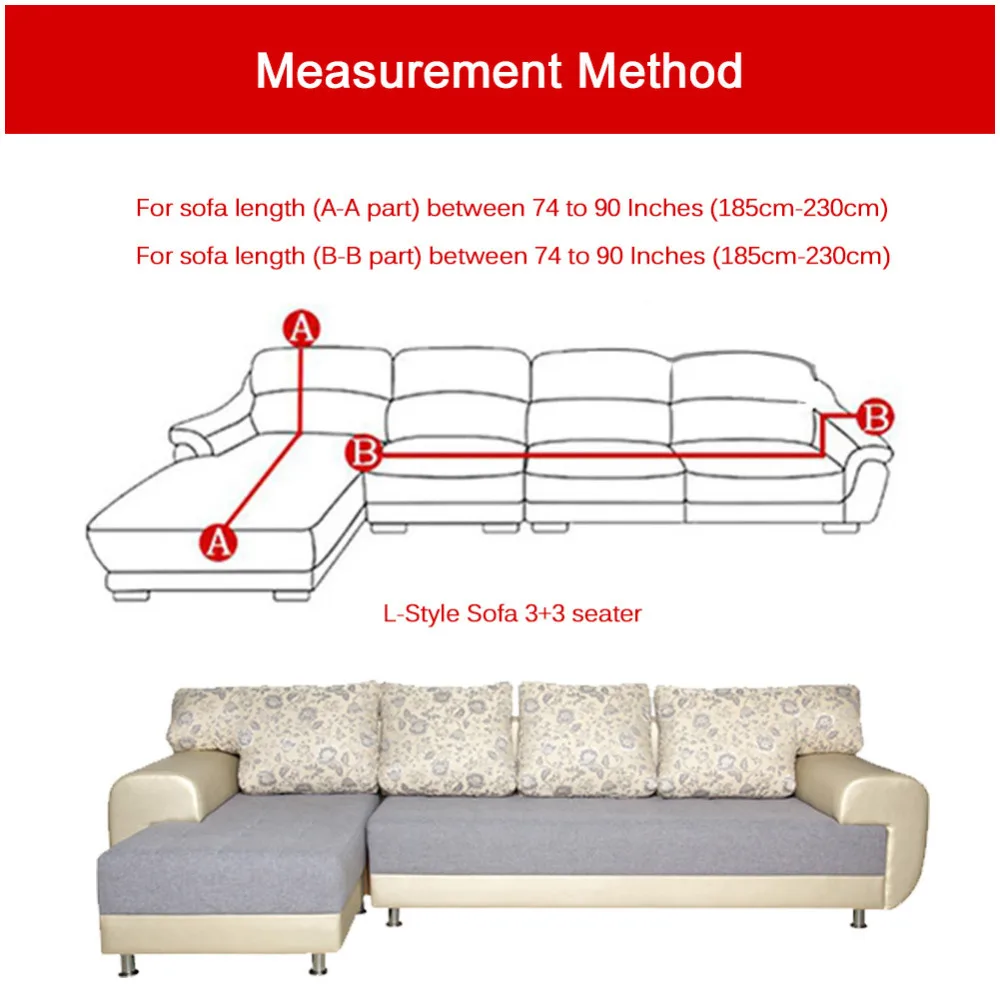 L sofa 3+3