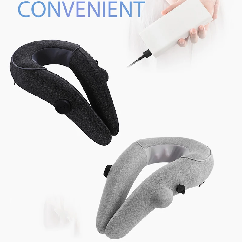 

Neck shoulder waist back lumbar massager Cervical massager knead pinch Mold simulation massage Suitable for older men and women