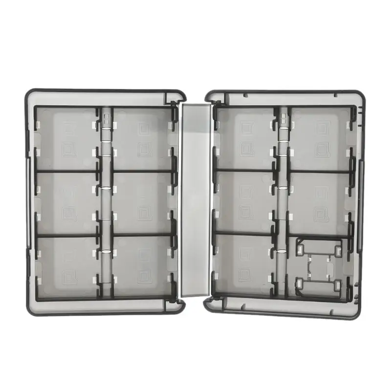 

24 in 1 Protective Case Game Cards Cartridge Holder Storage Box Organizer Shockproof Shell Portable for Nintendo Switch 3DS 2DS/