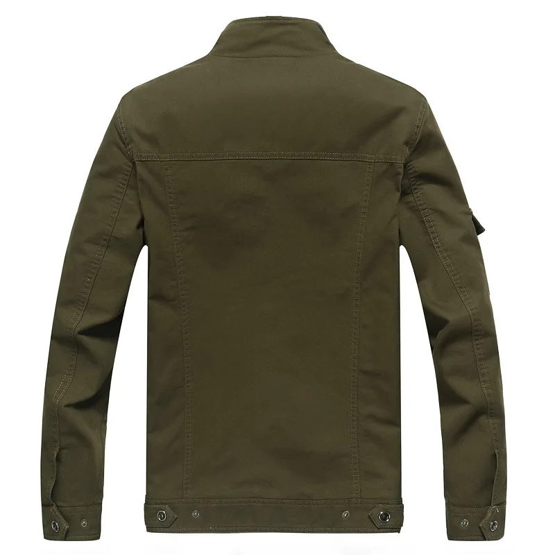 

Spring And Autumn Youth Men Army Workwear Pure Cotton Casual Jacket Large Size Loose-Fit Coat Air Force One Jacket