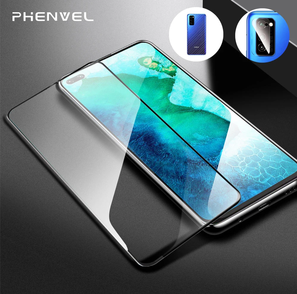 Улучшенное закаленное стекло для Huawei Honor View 30 20 полноэкранная Защитная пленка