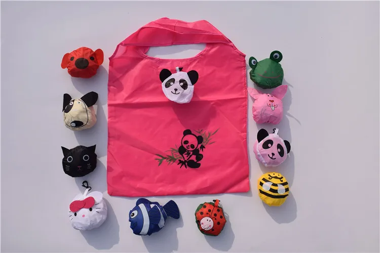 Складная сумка для покупок в форме кошки, милые животные, экологичный подарок для дам, складная многоразовая сумка-тоут, переносная Дорожная сумка на плечо
