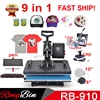 Double Display 9 In 1 Combo Heat Press Machine Sublimation Heat Press Heat Transfer Machine Cap T-shirt Phone Case Mug Plate Pen ► Photo 1/6