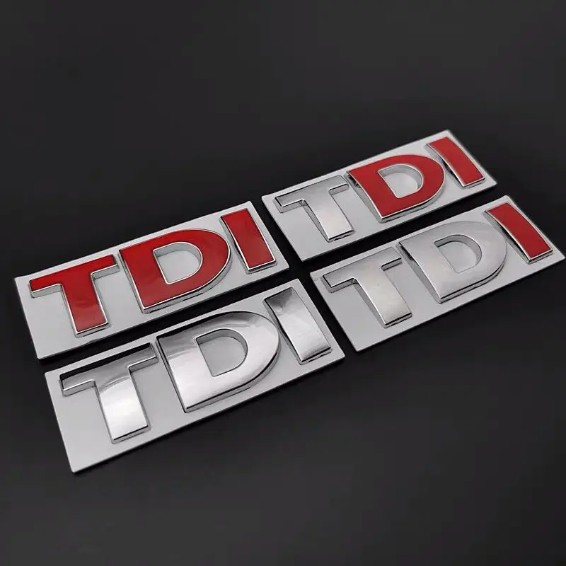 1 шт. автомобильный Стайлинг 3D металлический TDI эмблема наклейка автомобиль