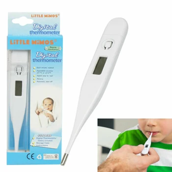 

Digital LCD Heating Oral hermometer Tools Baby Child Adult Body Temperature Measurement Electronic Clinical Thermometer