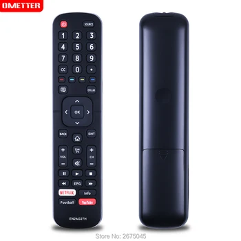 

Hot sale New EN2AG27H led lcd TV remote control use for hisense led lcd for smart tv with netflix with Youtube football button