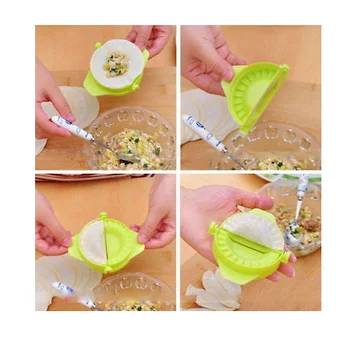

DIY Dumpling Making Tools Simple Dumpling Tool Jiaozi Maker Device 1PCS Dough Press Dumpling Pie Kitchen Tools by random color