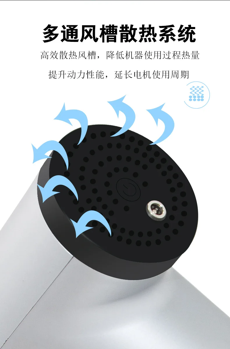 1200-3300r/min Muscle Massage Gun Percussion Massager Muscle Vibration Relaxing Therapy Deep Tissue Slimming Shaping Pain Relief