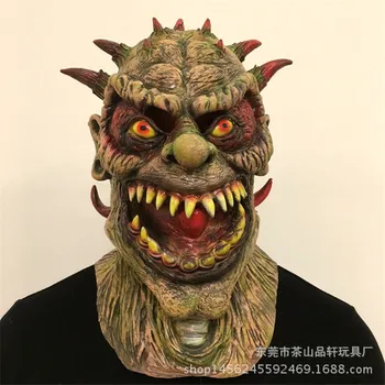 

New Halloween Zombie Mask Props Scary Ghost Hedging Zombie Mask Realistic Masquerade Halloween Monster Mask Ghost Horror Mask