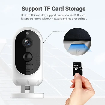 

1080P Full HD Solar Camera Outdoor Rechargeable Battery Solar Panel Motion Detection Monitoring Infrared Alarm Camera