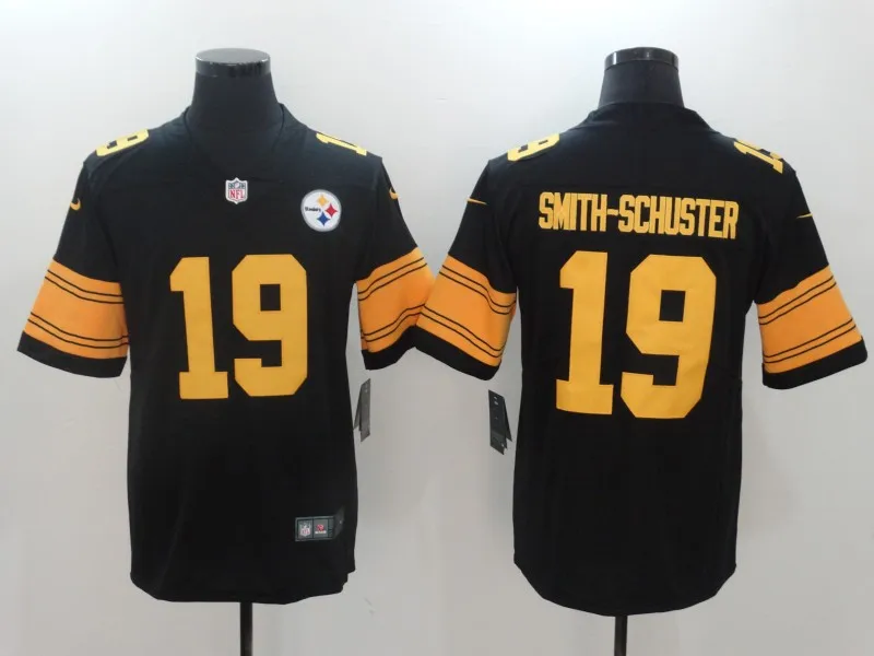 AS PICTURE Мужские Питтсбург Антоний коричневый JuJu Smith-Schuster Ben Roethlisberger T.J. Ватт Алехандро виллануева Le'Veon Bell Джерси - Цвет: AS PICTURE