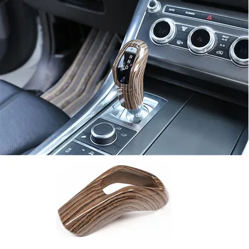 

Sands Wood grain Style For Range Rover Sport RR Sport 2014-2017 ABS Plastic Gear Shift Head Cover Trim Car Accessory