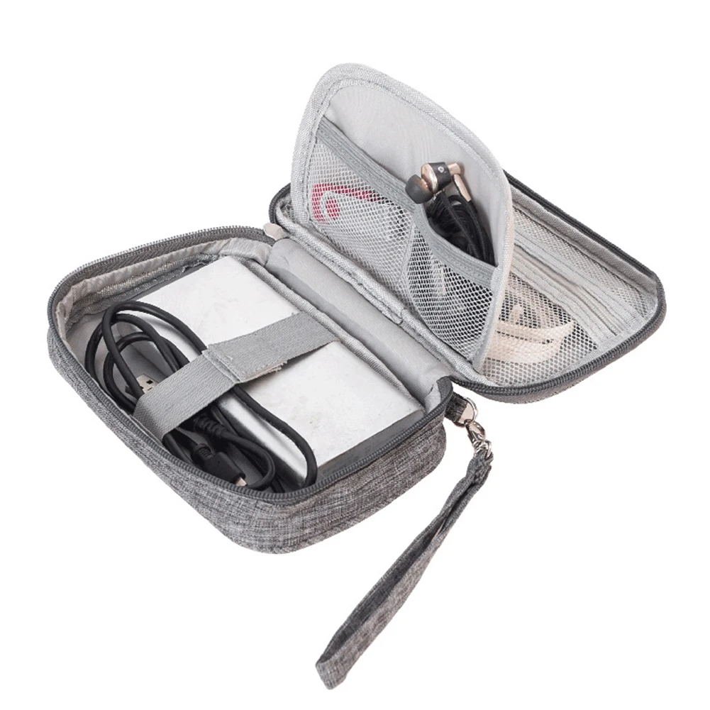 Organizador de cables electrónicos a prueba de agua, bolsa de almacenamiento de artículos para auriculares, USB, billetera para pasaporte, bolsa de viaje, novedad de 2020