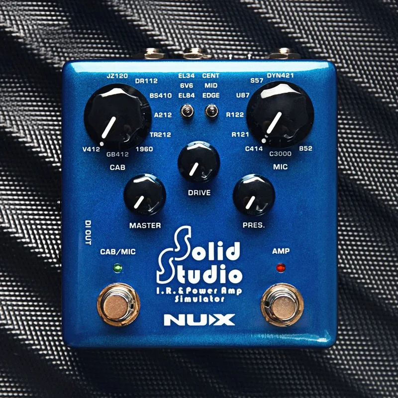 NUX NSS-5 Solid Studio IR Loader педаль эффектов для шкафа симулятор микрофона симулятор гитарная педаль IR& power Amp Simulator