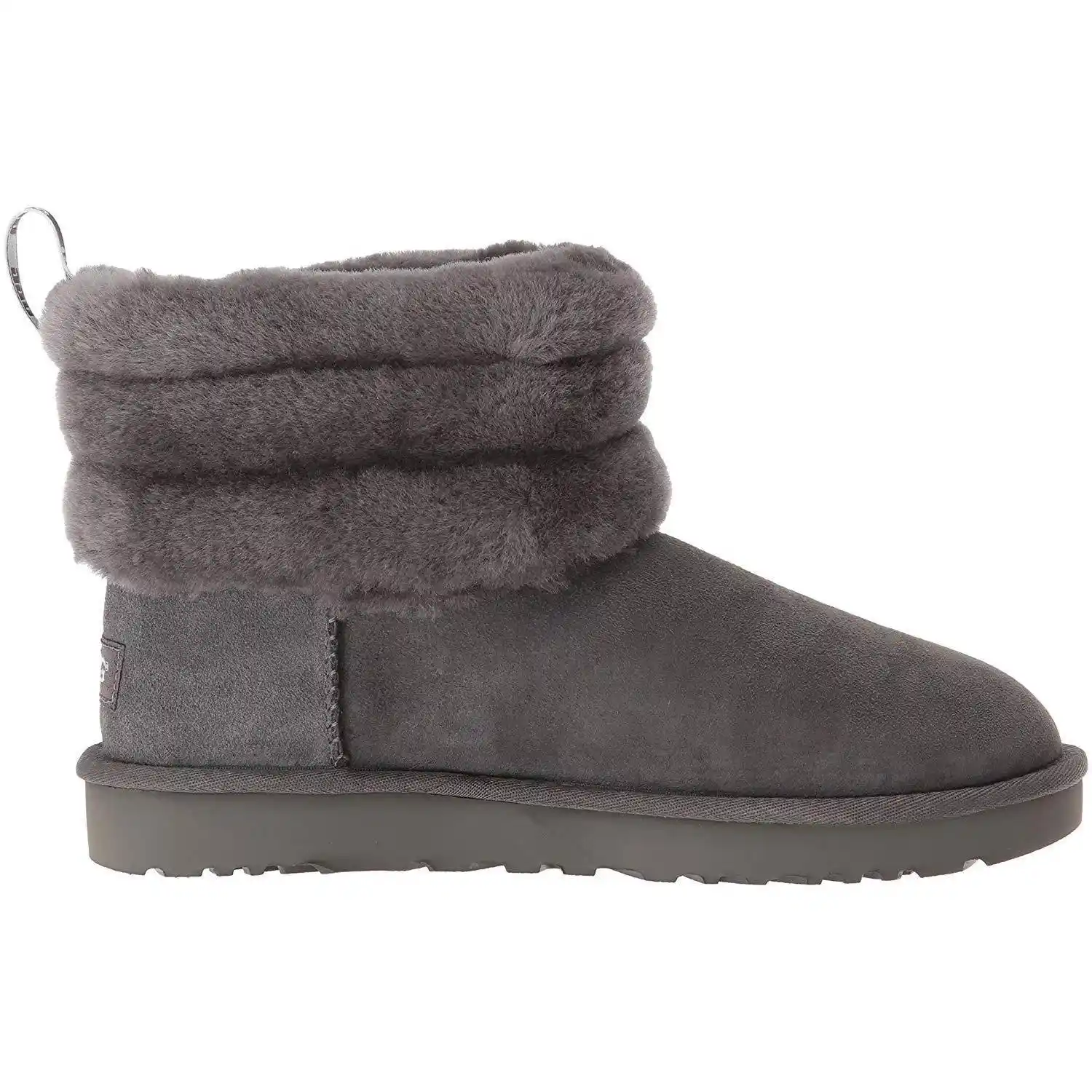 Ugg Fluff Mini Quilted Woman S Grey Boots 1098533chrc Aliexpress