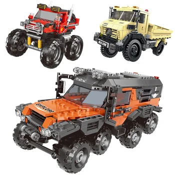 

500+pcs Car Series All Terrain Vehicle Set Building Blocks Model Bricks Toys For Kids Educational Gifts Compatible Lepining