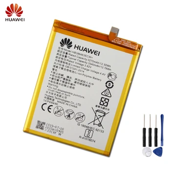 

HUAWEI HB386483ECW+ Genuine Battery For Huawei Honor 6X Maimang 5 MLA-AL00 G9 Plus G9Plus MLA-AL10 3340mAh Phone Battery + Tool