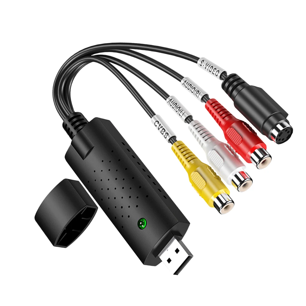 USB 2 0 аудио AV ТВ карта конвертер VHS в DVD аналоговый видео цифровой формат захвата