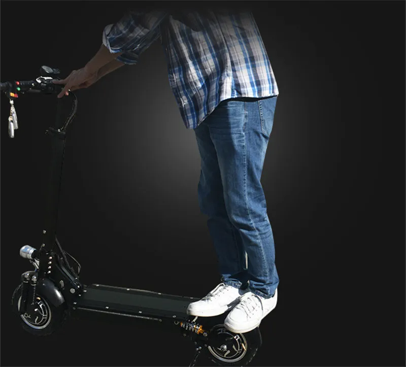 Flash Deal Daibot Electric Bike 60V Two Wheel Electric Scooters Powerful Motor 2400W Foldable Electric Scooter With Seat For Adult 5