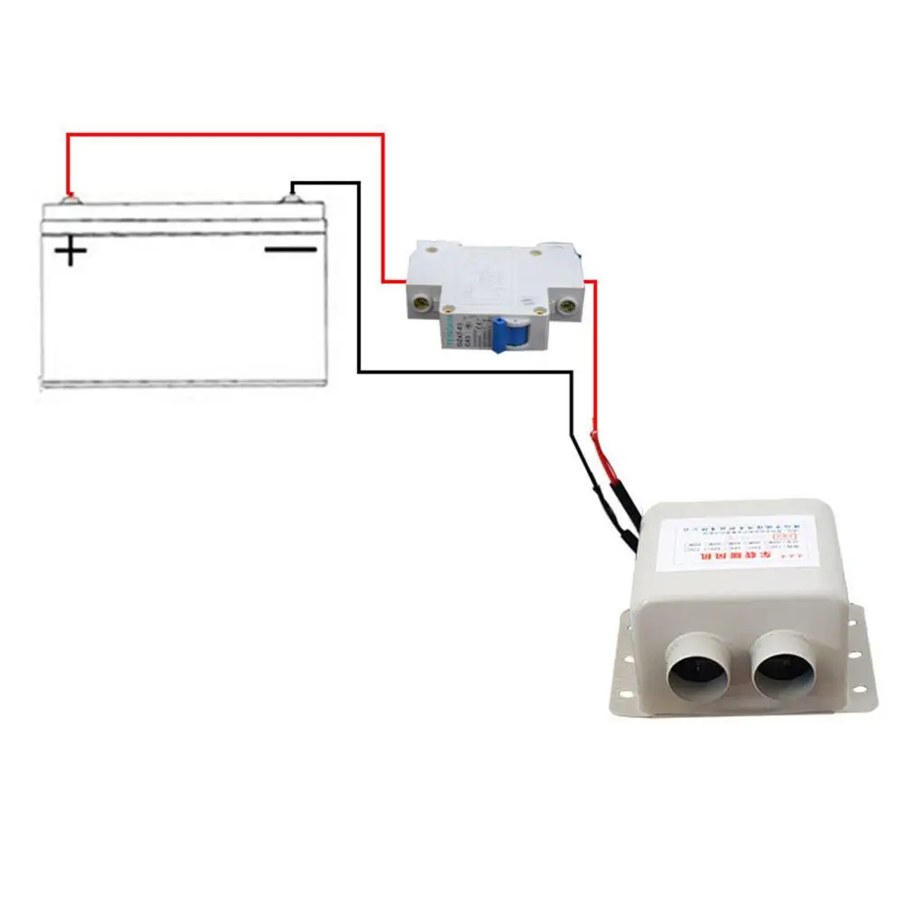 Online Alta Potencia 1000W ventiladores de calefacción camión y coche de invierno calentador de coche secador de calor vidrio Defroster calentador de ventana accesorios interiores