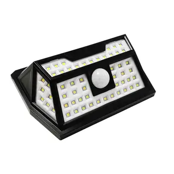 

62 LED Light Four Sides Solar Lighting 120 Degree Angle Motion Sensor Wall Lamp Outdoor Garden Garage Waterproof Lamps