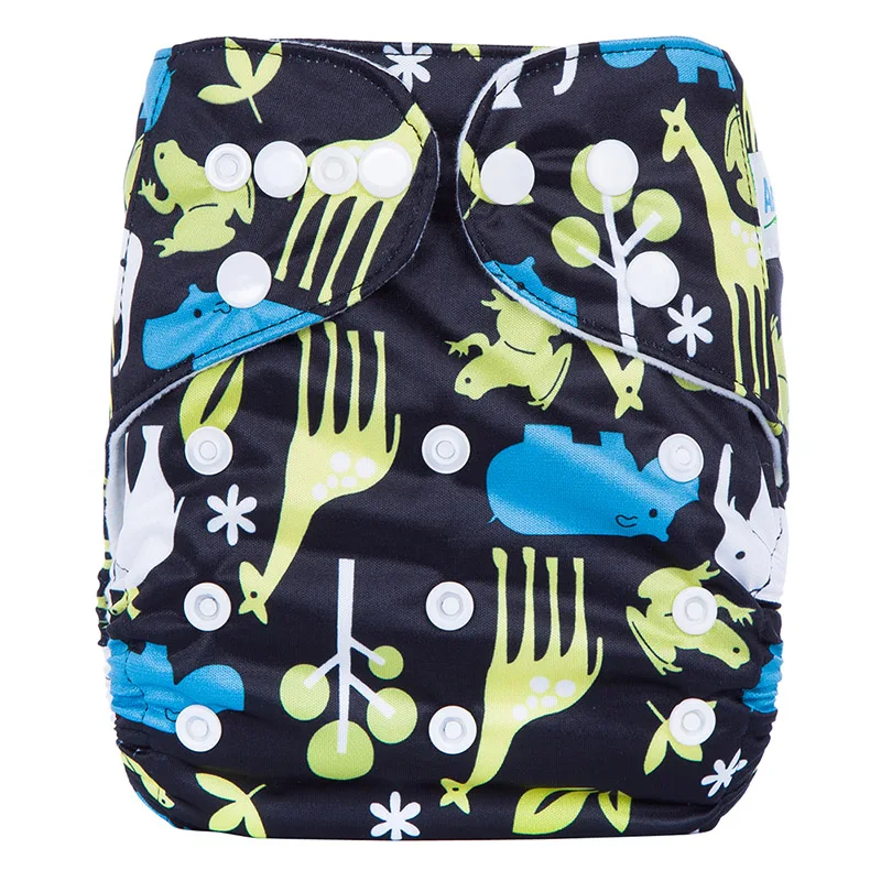 Couche en tissu bio en coton noir | Couche-culotte lavable pour adolescents, couche-culotte en tissu pour bébé, G11, sans insertion