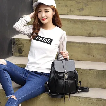 

2020 New Korean Backpack Women's Casual Fashion Academy Style Travel Lady Backpack