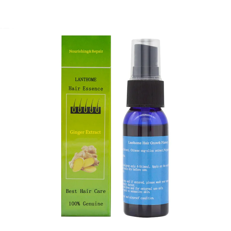 Effective Ginger Hair Growth Liquid Spray Anti Hair Loss Hair Regrowth Dry Hair Repair Moisturizer Treatment Recommend 30ml