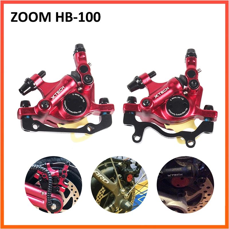 ZOOM HB100 Гидравлический дисковый тормоз MTB тормоз для дорожного велосипеда передние и задние суппорты передние и задние наборы для горного велосипеда тормозные комплекты