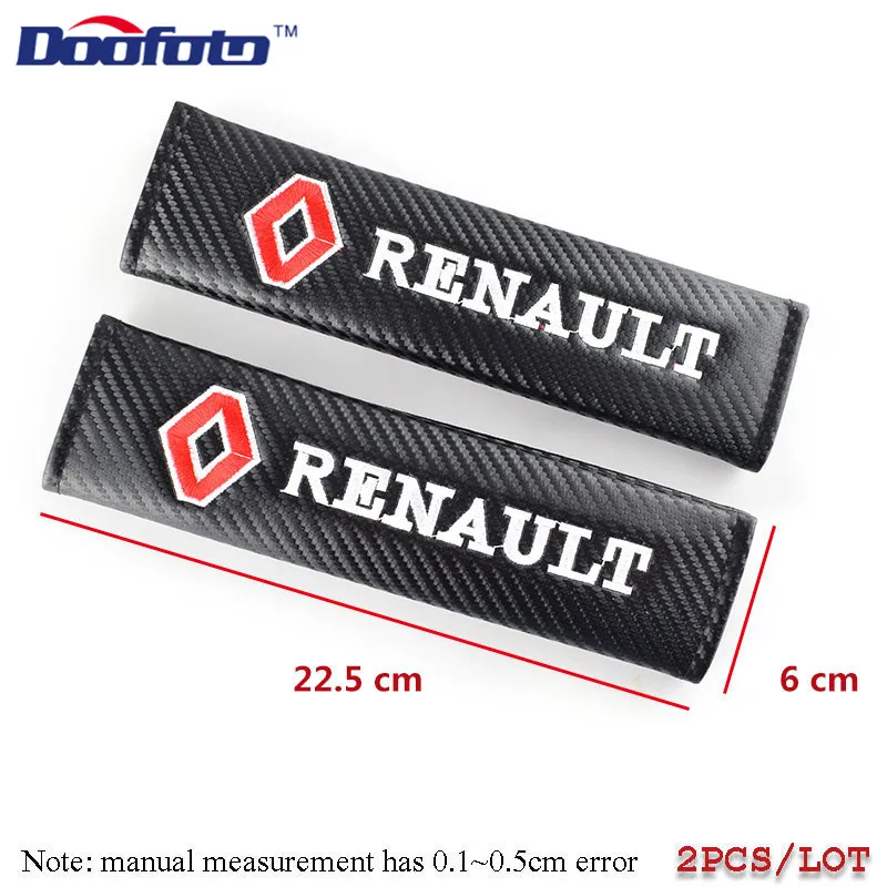 Doofoto 2x чехол для ремня безопасности автомобиля для Renault Duster Megane 2 Megane 3 Clio Fluence Logan Capture Лагуна сценическая аксессуары для укладки