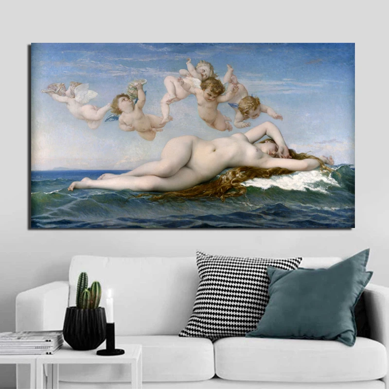 Wallpaper-The-Birth-Of-Venus-Canvas-Painting-Prints-Living-Room-Home-Decoration-Modern-Wall-Art-Oil (2)