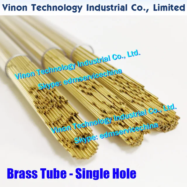 (30PCS/LOT) 4.2x400MM Brass Tube Single Hole type, EDM Brass Tubing  Electrode Single Channel Dia. 4.2mm 400mm Long for DRILL EDM