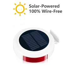 KOOCHUWAH System Alarm GSM Auto Alarm Wireless Solar Siren Door Window Security Outside Alarm SMS Monitoring for Home Garage new 3g alarm system wcdma alarm system gsm sms home security alarm with strobe siren fire alarm pir detector door contact