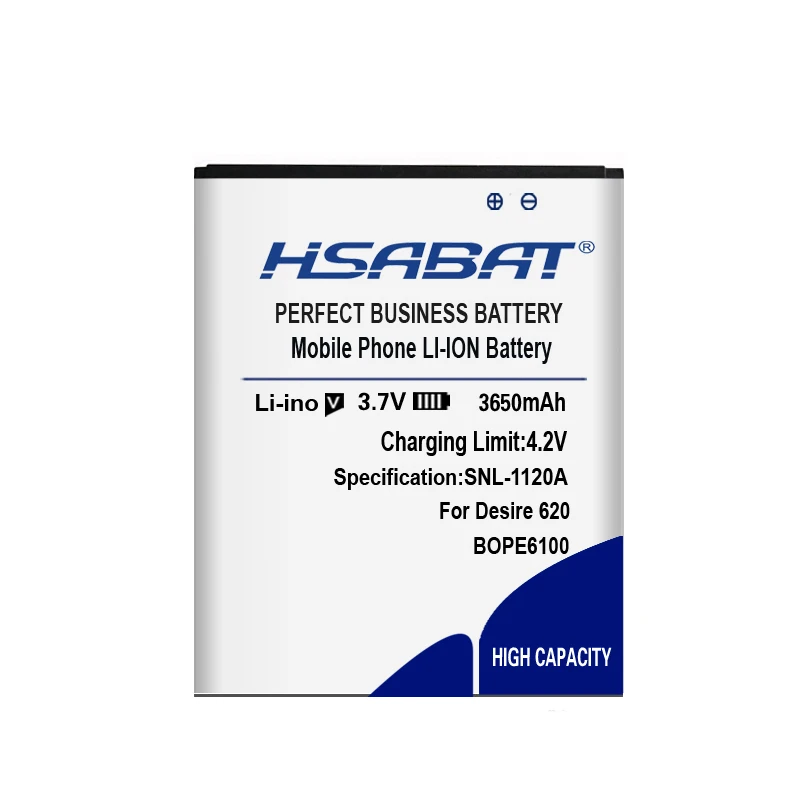 HSABAT 3650mAh BOPE6100 аккумулятор для htc Desire D820 820 mini 620 D620 D820MU D820MT 820 mini D620G/H/U 620G 620H