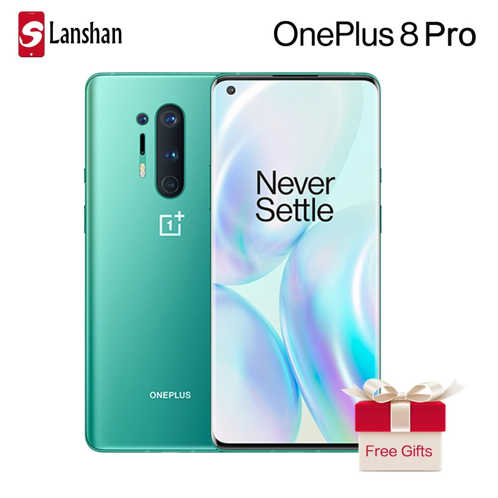 OnePlus 8pro 5G Mobile Phone Snapdragon 865 48MP Quad Rear Camera 6.78'' 120Hz Pore Screen Celular 4510mAh Battery NFC Cellphone