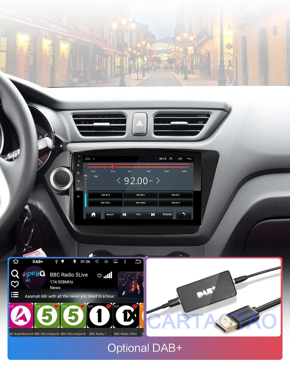 Новинка! " 2din Android 8,1 GO автомобильный dvd-плеер для Kia Rio 3 4 2011 2012 2013 2107 автомобильный Радио gps навигация wifi