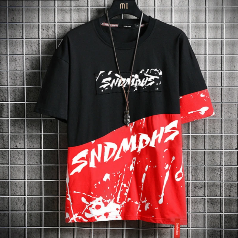 New Short-sleeved Men's T-shirt for Teenagers in Summer New Short-sleeved Men's T-shirt for Teenagers in Summer