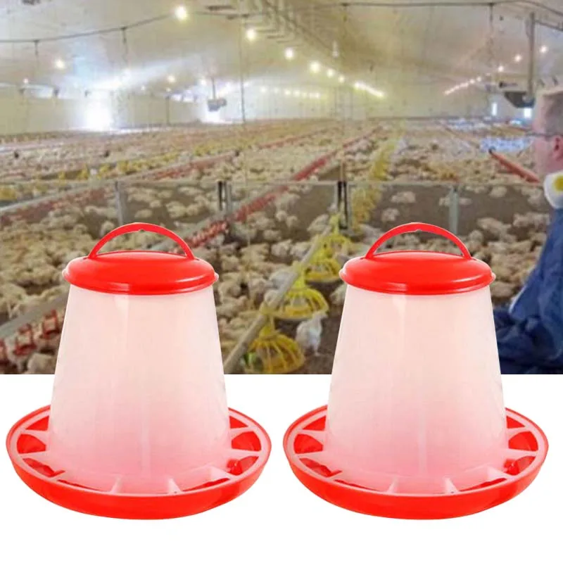 

Chicken Quail Poultry Chick Hen Drinker Food Feeder Waterer Pet Supply