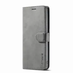 Luxury Leather Flip Magnetic Wallet Phone Case - Premium Protective Cover and Bag for Xiaomi 15T (Gray)