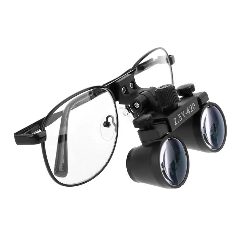 Lupas dentais 2.5x 3.5x ampliação binocular médica