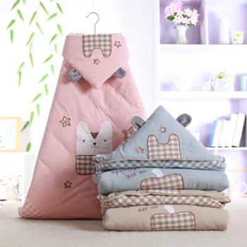 

3 Colors Autumn Winter Newborn Baby Sleeping Bags Muslin Swaddle Babies Anti-kick Sleeping Bags baby blanket