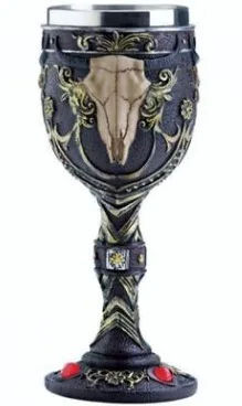 3D Кубок с черепом Игра престолов из нержавеющей стали пивная кружка подарок для мужчин дизайн Хэллоуин чашка "Волк" 200 мл