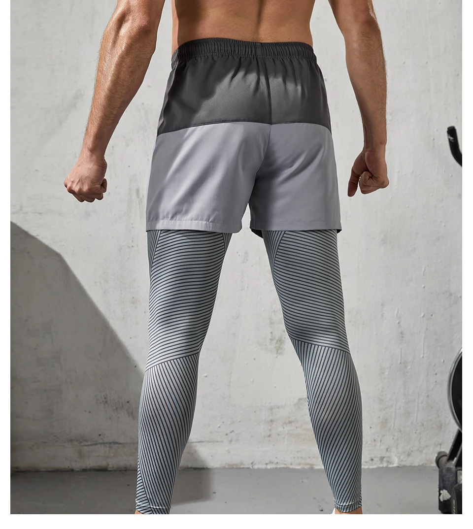 Men Joggers Running Track Pants Basketball Gym Jogging Workout Fitness High Waist Striped Sport Athlete Joger Tights Leggings