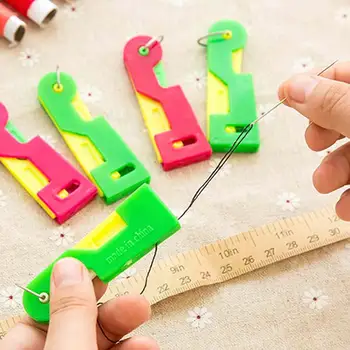 

Needle Threader Colourful Automatic Needle Threader Thread Device For Hand Stitching And Sewing MachineNew Qgnv