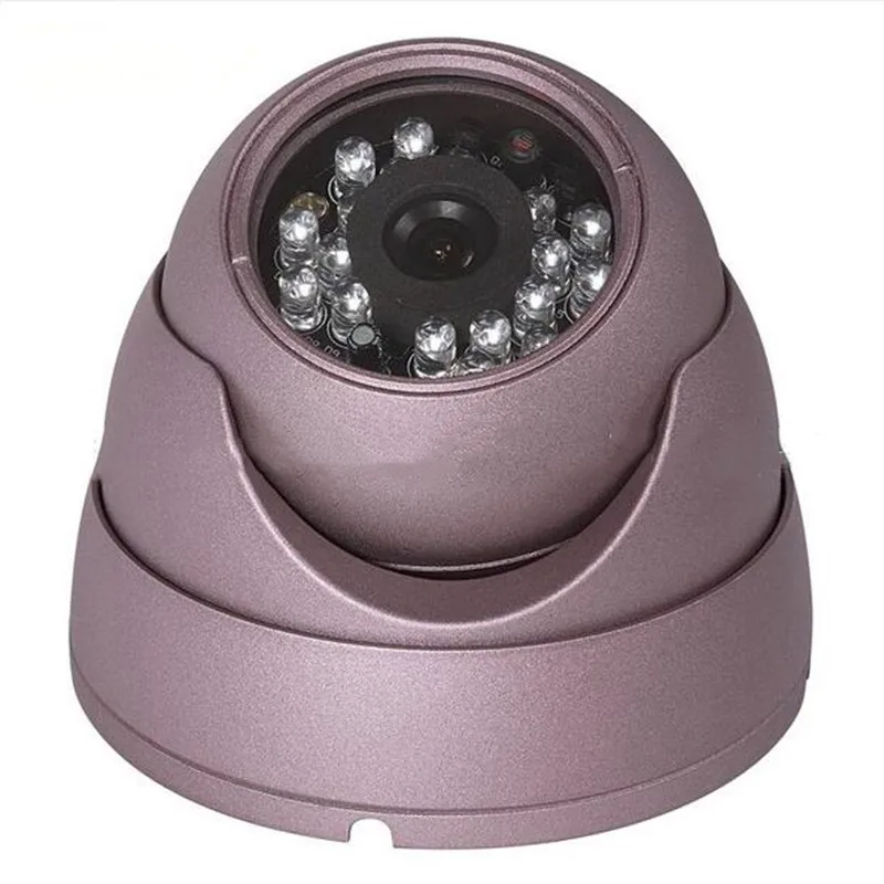 

Purple Conch Hemisphere Bus on Board Camera Infrared Night Vision Alloy Case Waterproof Shock-resistant 12v24v Camera