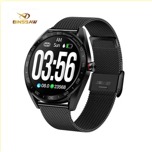 BINSSAW K7 1 3 дюймов круглый экран Смарт мужские и женские часы IP68 Водонепроницаемый