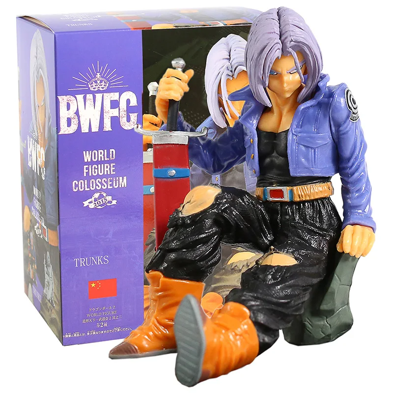 Dragon Ball Z Trunks World Figures Colosseum 2 Vol 8 Pvc Figure Model Toy Action Figures Anime Manga