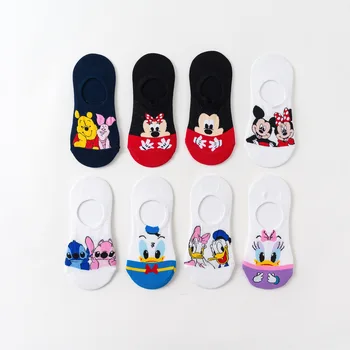 

5Pairs/Lot Summer Korea socks women Cartoon Cat Fox mouse Socks Cute Animal Funny Ankle Socks Cotton invisible socks Dropship